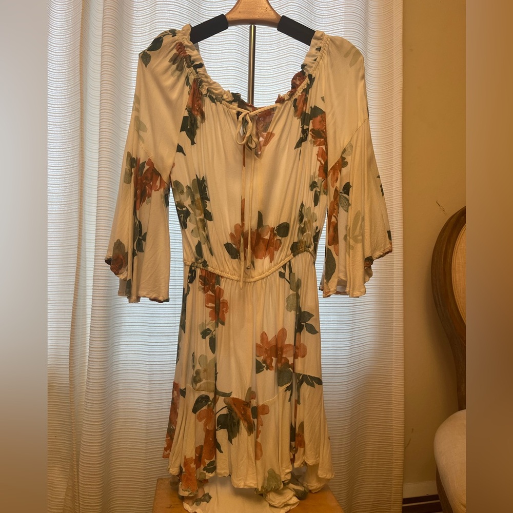 Floral Off-Shoulder Romper